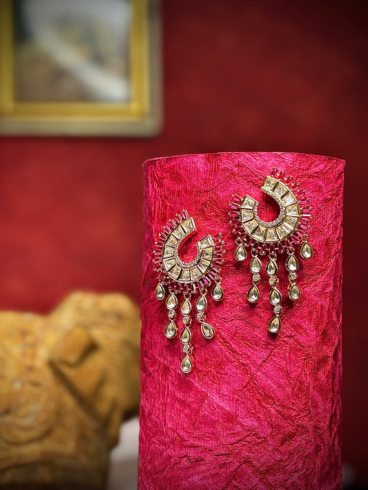 Golden Radiance Chandbali