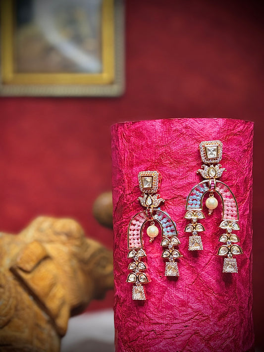 Pastel Arches Dangle Earrings