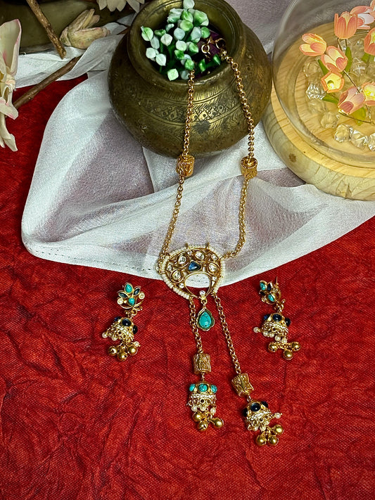 Turquoise Royalty Pendant Set