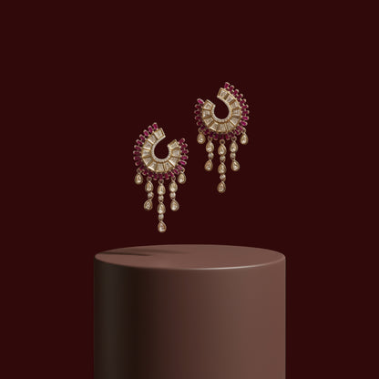 Golden Radiance Chandbali