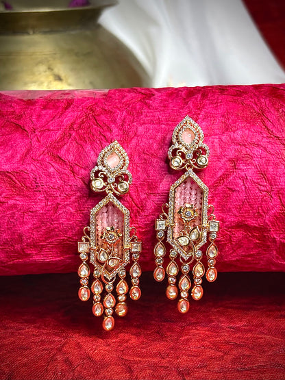 Royal Pink Elegance Earrings