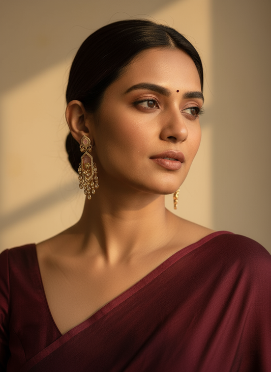Royal Pink Elegance Earrings